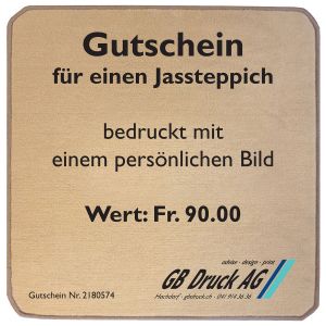 Gutschein Jassteppich 1