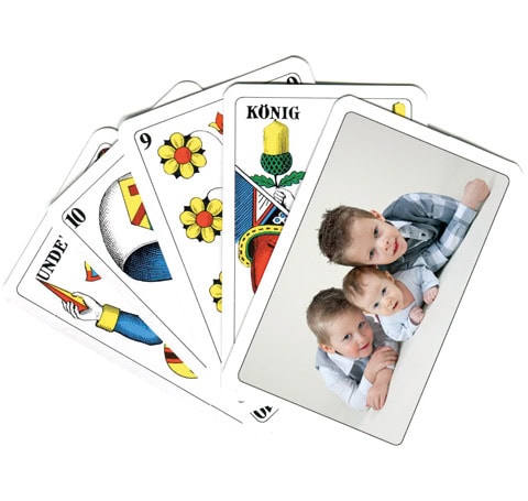 Individuell bedruckte Jasskarten