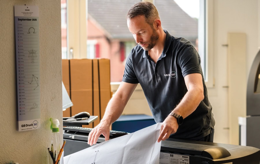 Pläne digitalisieren und drucken bei GB-Druck