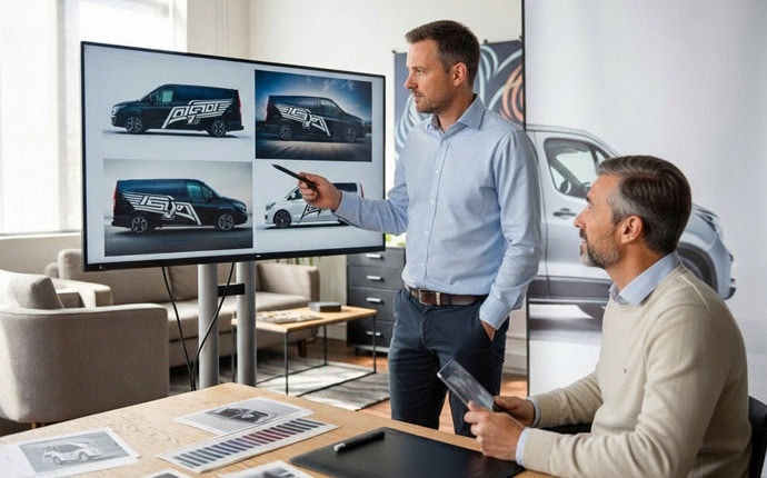 Beratung und Design Autobeschriftung