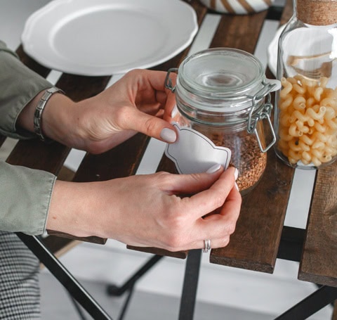 Beschriftungsetiketten