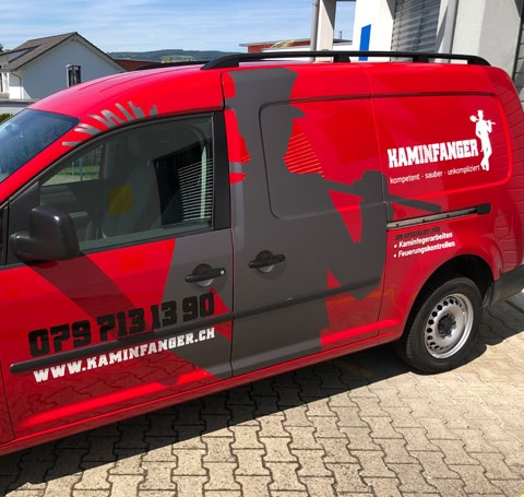 Lieferwagen-Beschriftungen