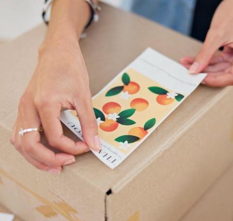 Verpackungsetiketten